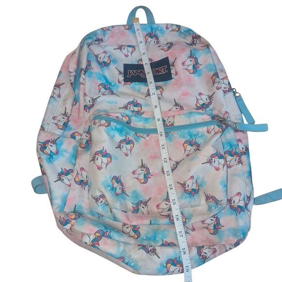 🛍️JanSport Kids Backpack with Unicorn Design - Pink and Blue - Picture 2 of 4